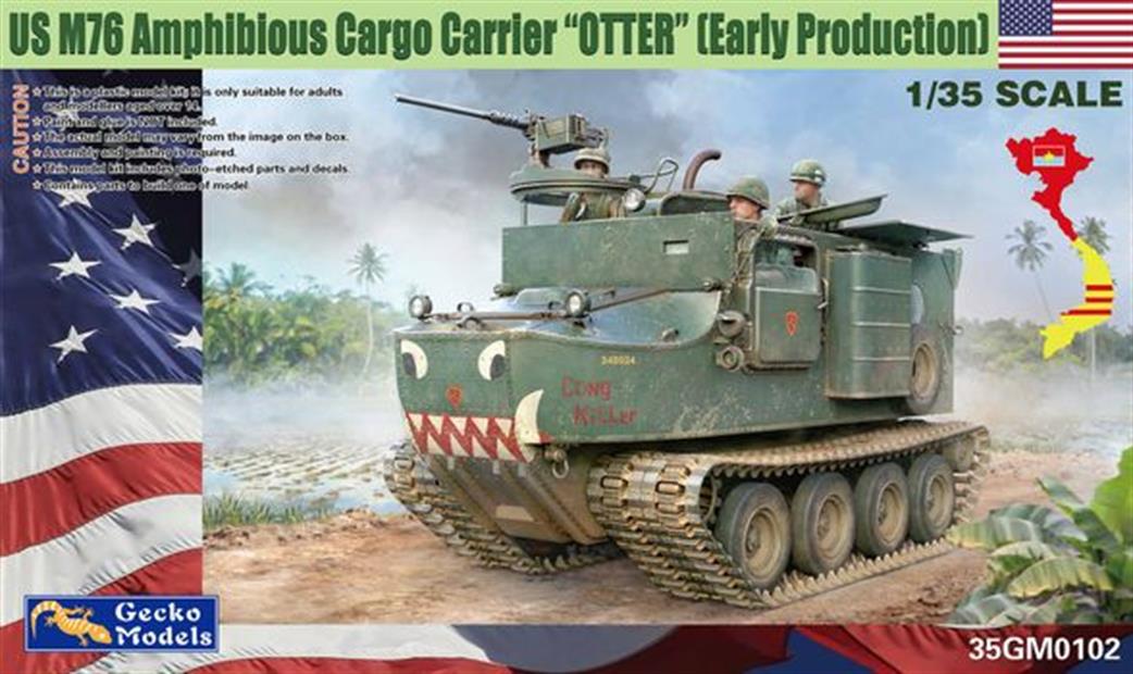 Gecko Models 1/35 35GM0102 US M76 Amphibious Cargo Carrier OTTER Early Production