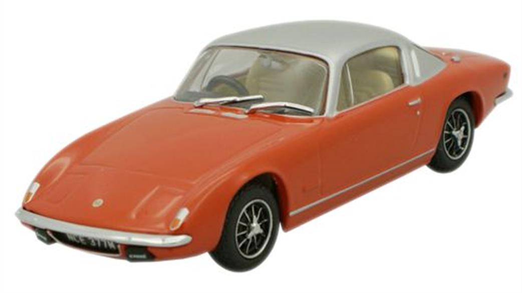 Oxford Diecast 1/43 LE003 Lotus Elan Plus 2 Red/Silver