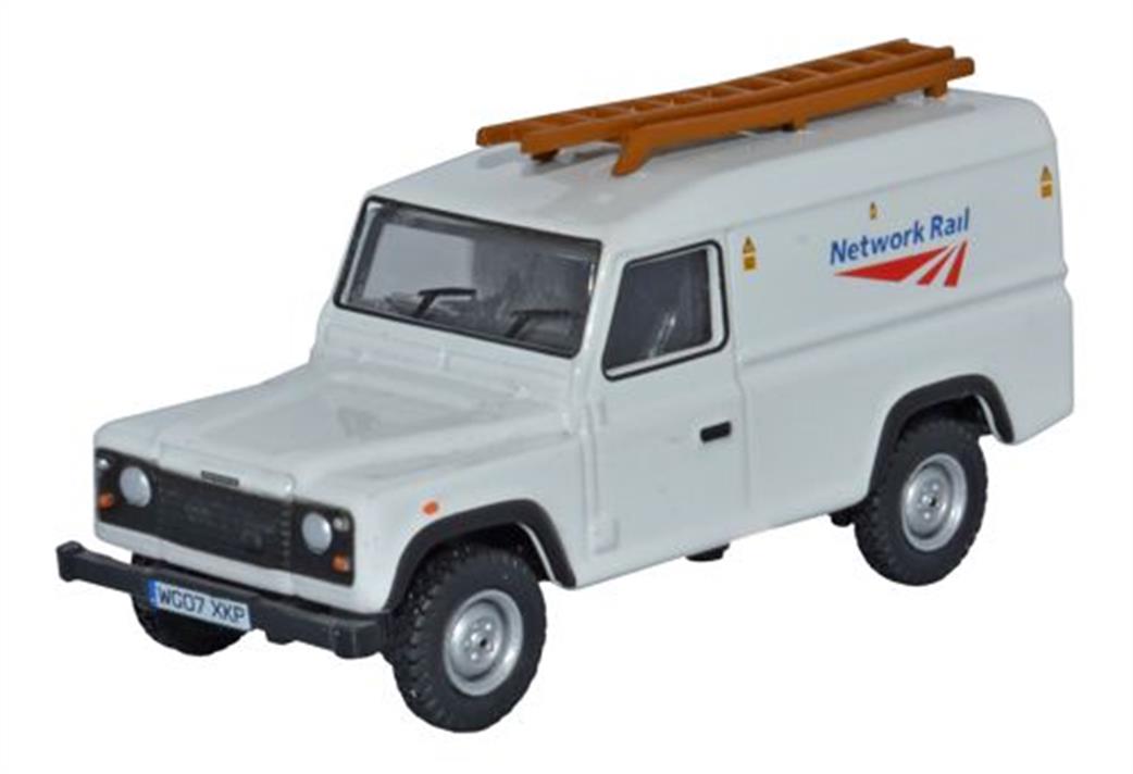 Oxford Diecast 1/76 76DEF008 Land Rover Defender Network Rail