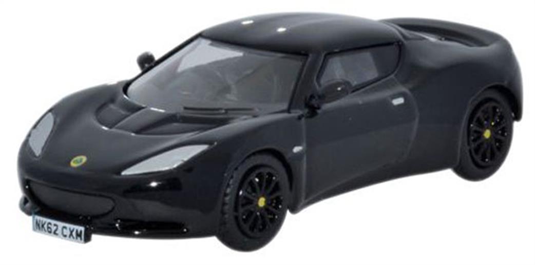 Oxford Diecast 1/76 76LEV002 Lotus Evora Black