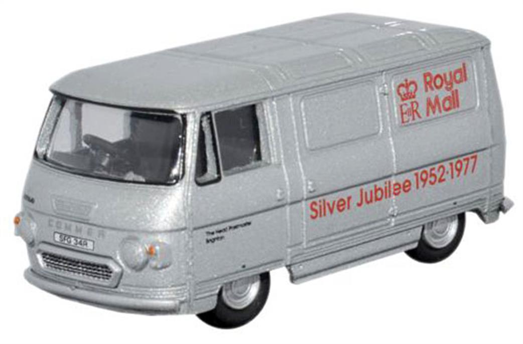 Oxford Diecast 1/76 76PB003 Commer PB Van Royal Mail Silver Jubilee