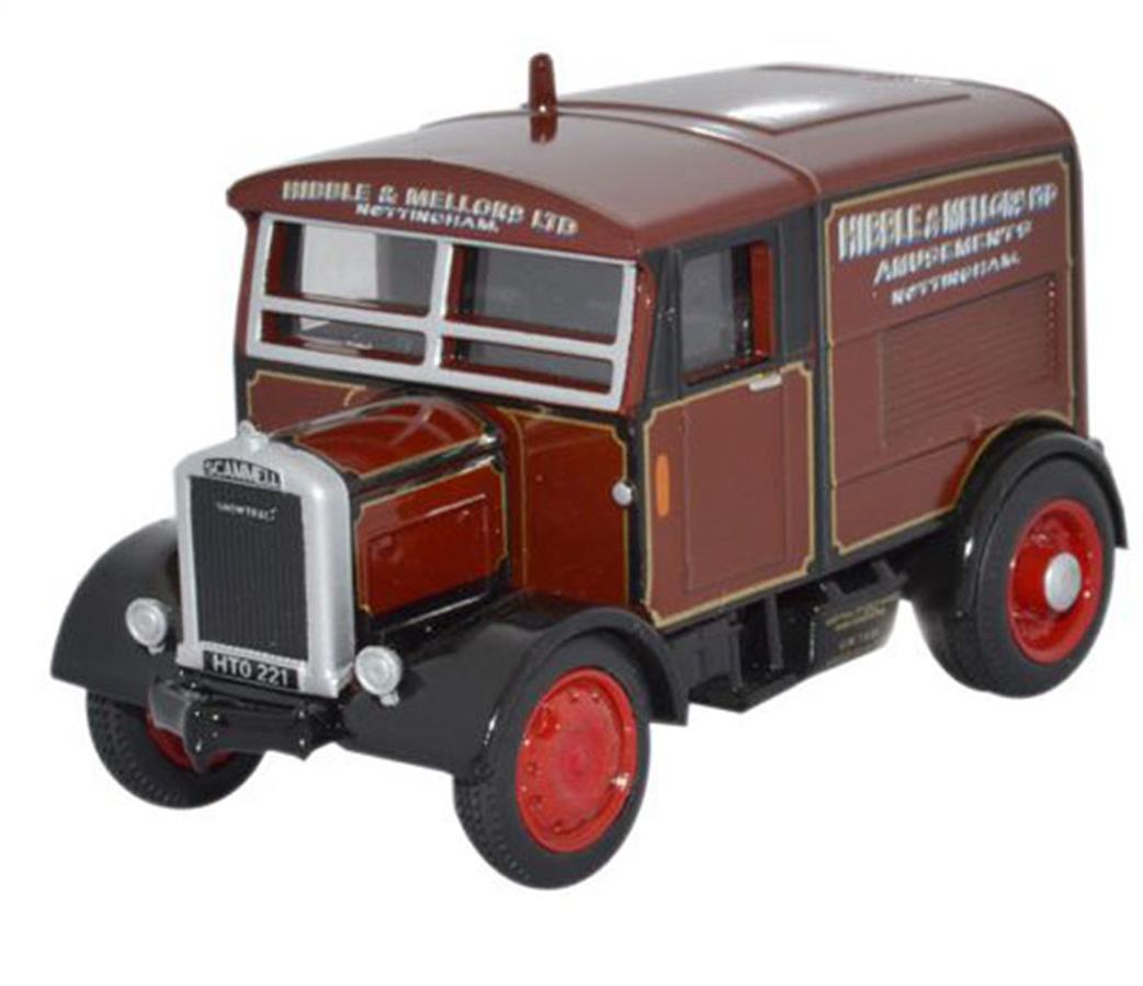 Oxford Diecast 1/76 76SST004 Scammell Showtrac Hibble & Mellors LTD