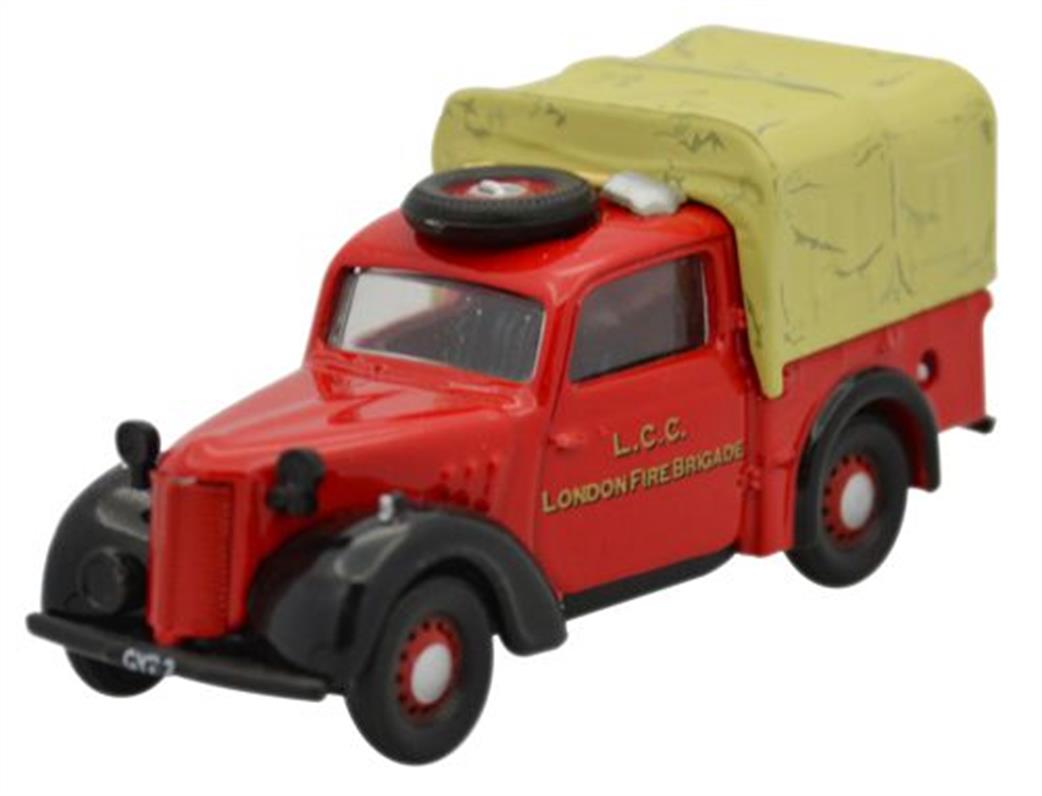 Oxford Diecast 1/76 76TIL005 Austin Tilly London Fire Brigade