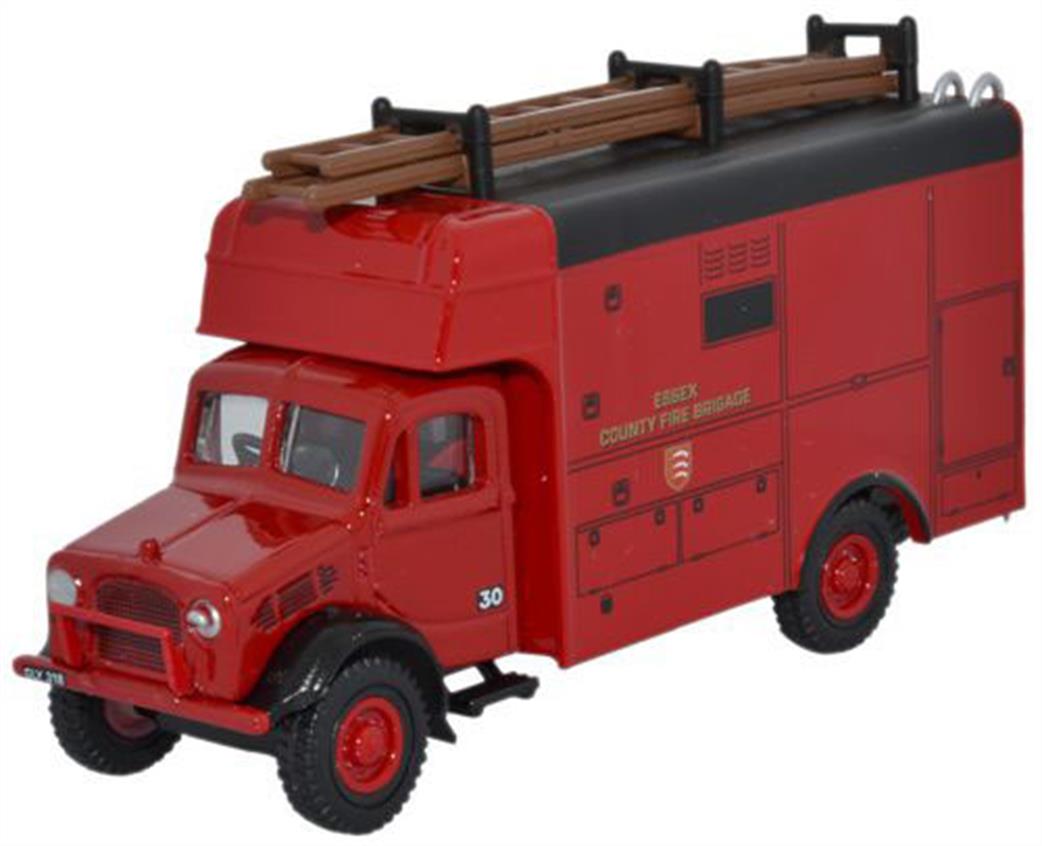 Oxford Diecast 1/76 76BD002 Bedford OW Fire Engine Essex Fire Brigade