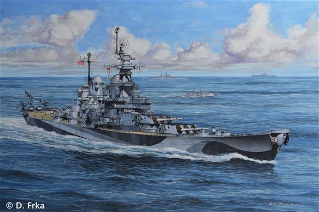 Revell 1/1200 05128 USS Missouri WW2 Battleship Kit