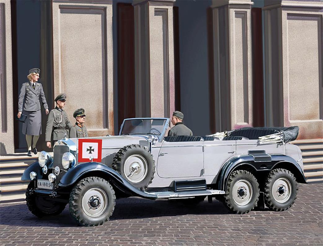 ICM 1/35 35531 Daimler Benz G4 1939 Production German Car with Passengers