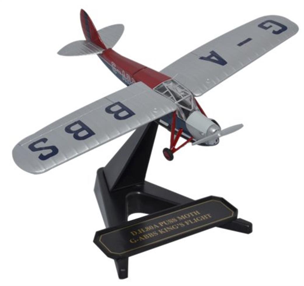 Oxford Diecast 1/72 72PM003 DeHavilland Puss Moth G-ABBS Kings Flight