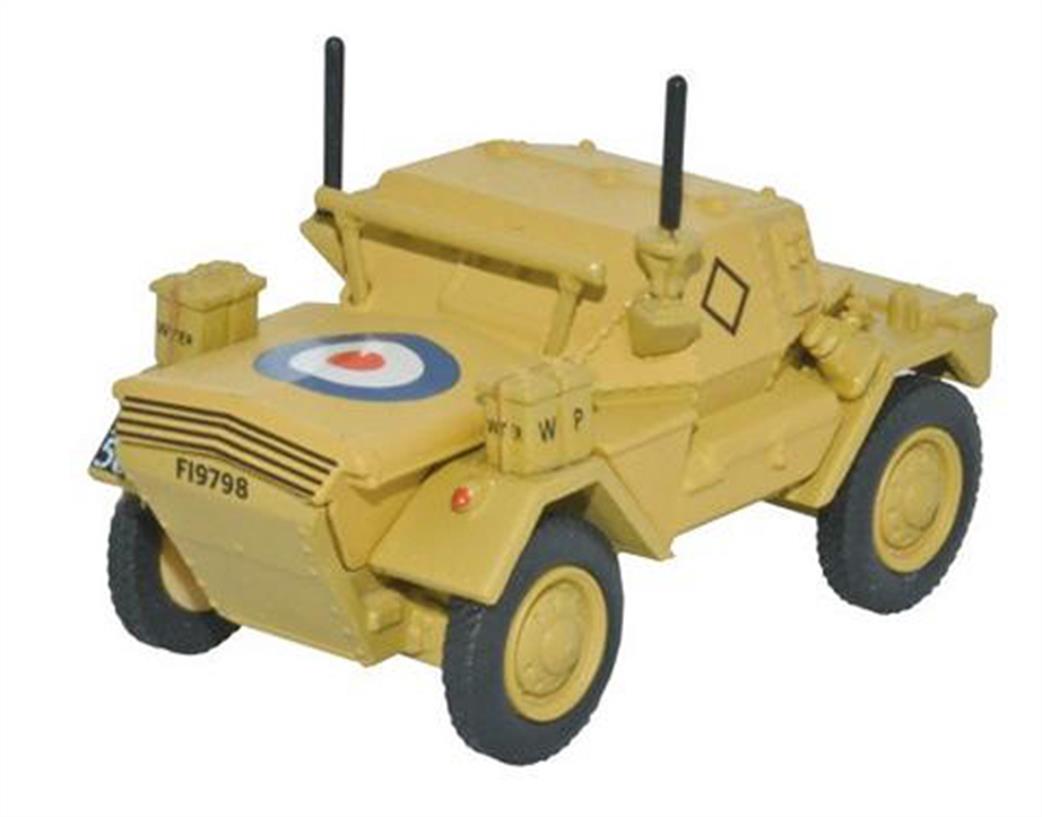 Oxford Diecast 1/76 76DSC003 Dingo Scout Car HQ 2nd Division El Alamein 1942