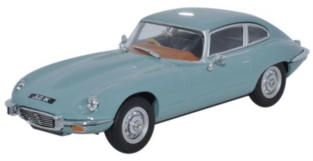 Oxford Diecast 1/43 JAGV12001 Jaguar V12 E Type Light Blue