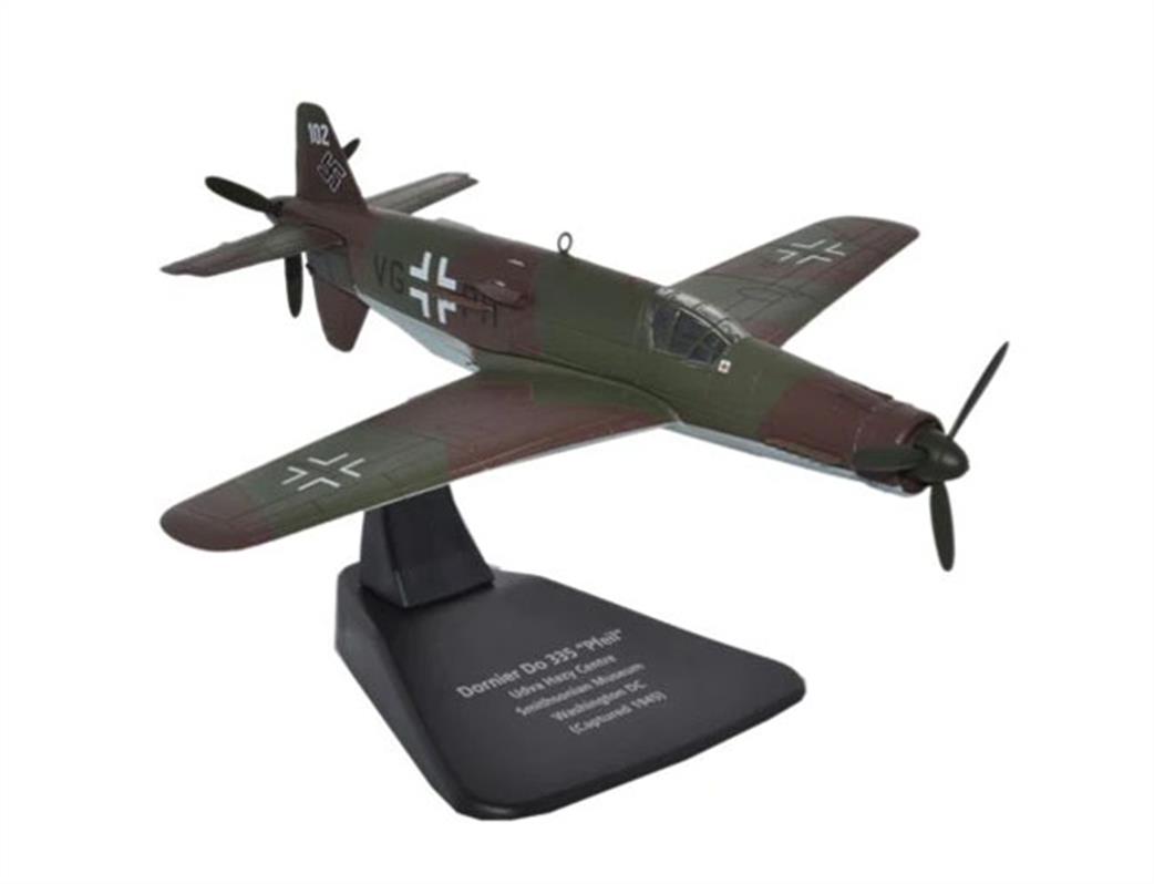 Oxford Diecast 1/72 AC048 Dornier Do 335 Pfeil Smithsonian Museum