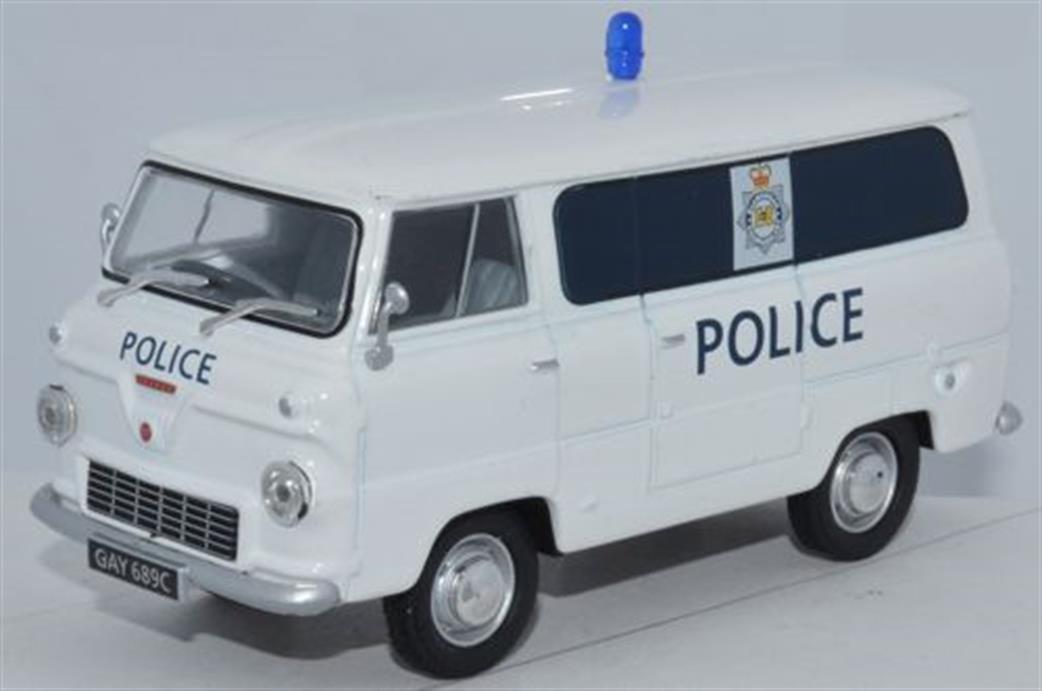 Oxford Diecast 1/43 FDE012 Ford 400E Van Glamorgan Police