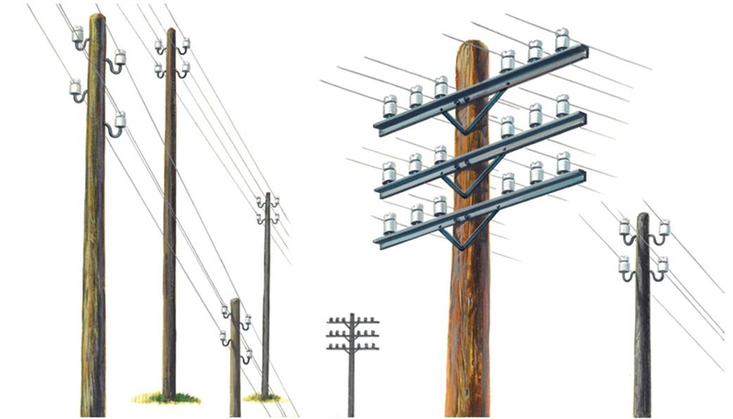 Italeri 1/35 404 Telegraph Poles