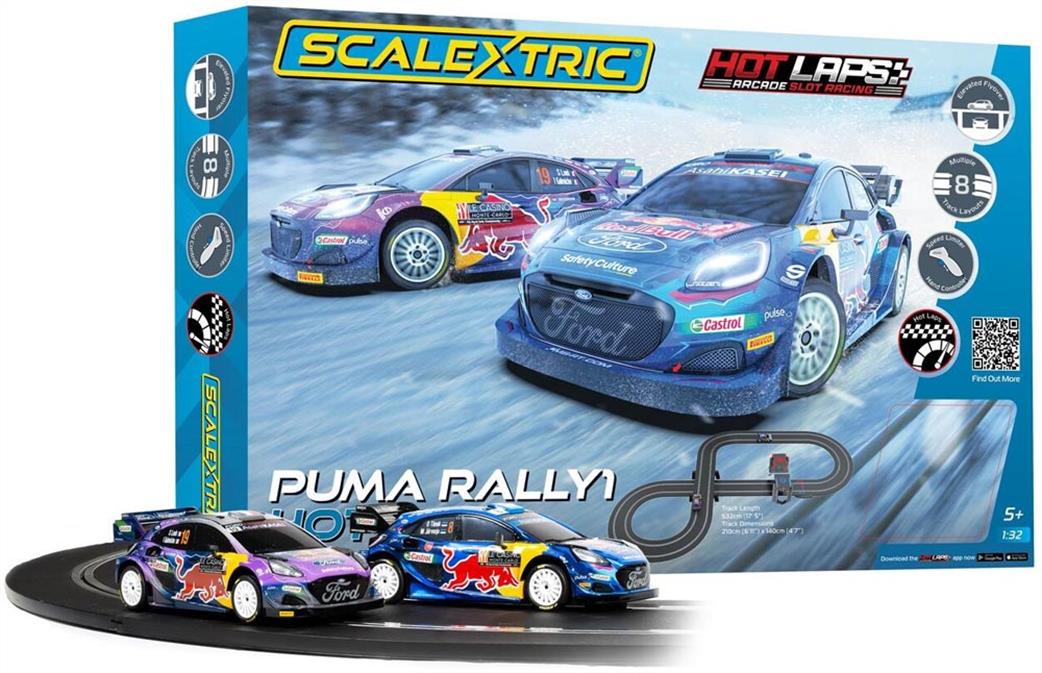 Scalextric 1/32 C1452M Puma WRC Hot Laps Set