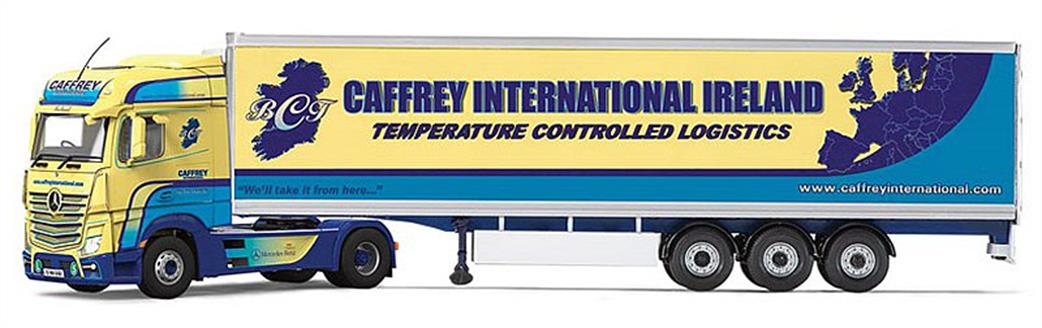 Corgi 1/50 CC15803 Mercedes-Benz Actros (MP4) Fridge Trailer, Caffrey International Ireland Co. Meath, Ireland