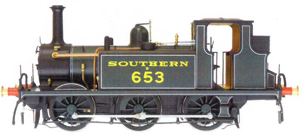 Dapol O Gauge 7S-010-019 SR B653 A1X Class Terrier 0-6-0T Locomotive Southern Lined Green