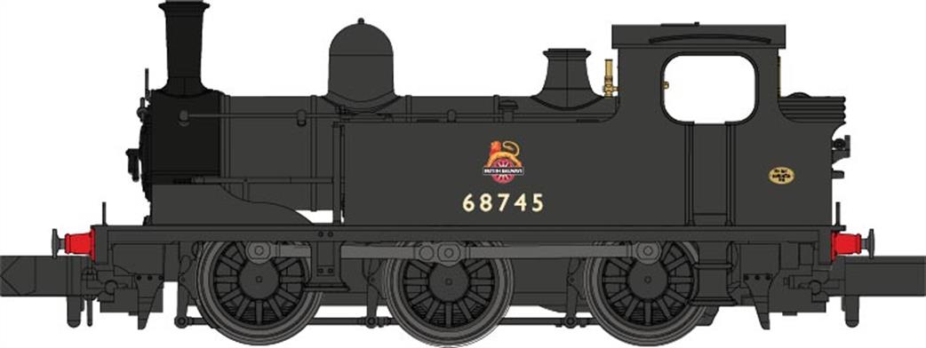 Dapol N 2S-072-005 J72 68745 BR Black Early Crest