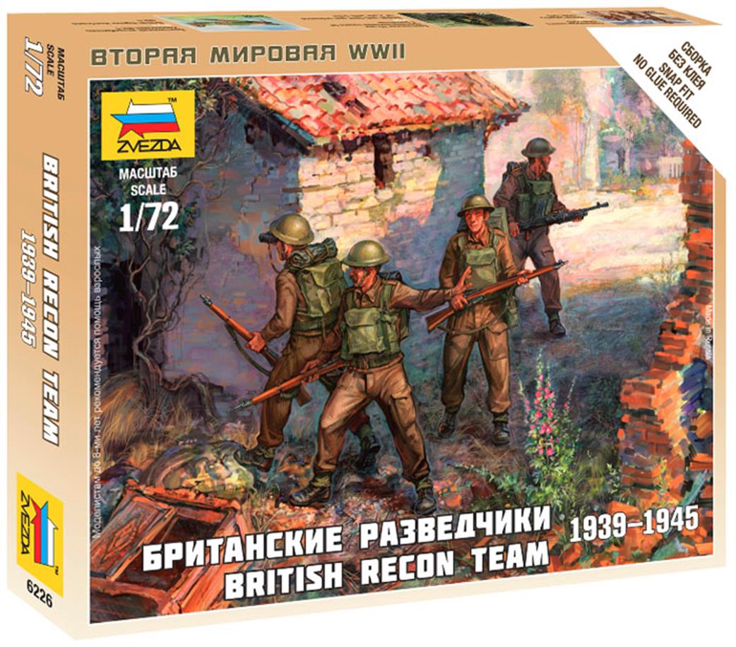 Zvezda 1/72 6226 British Recon Team figure set