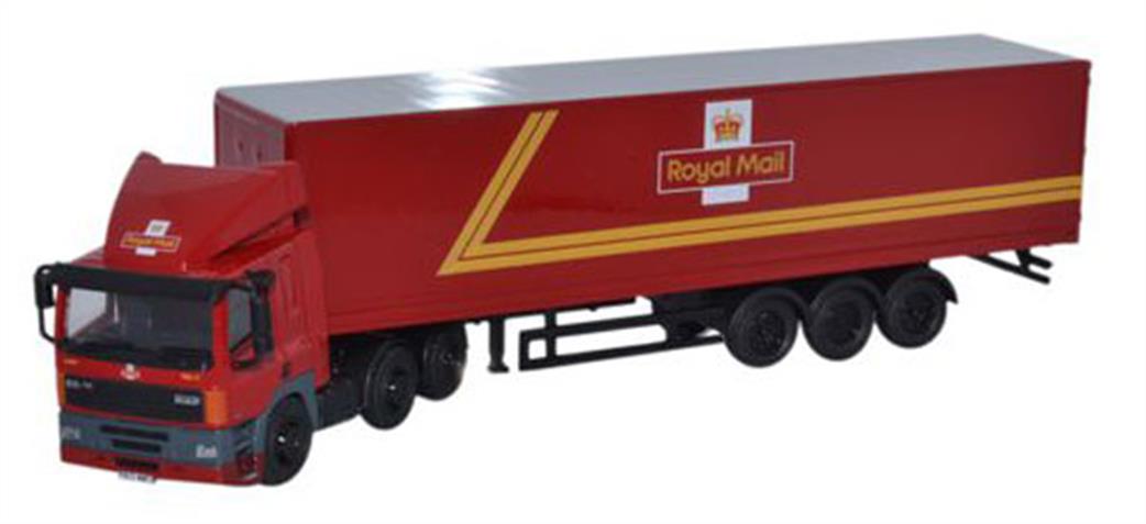 Oxford Diecast 1/76 76DAF001 DAF 85 40ft Box Trailer Royal Mail