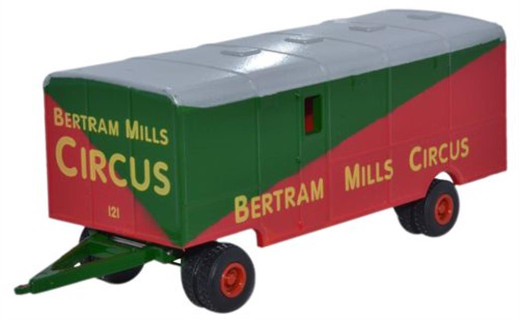 Oxford Diecast 1/76 76STR001 Showmans Trailer Bertam Mills