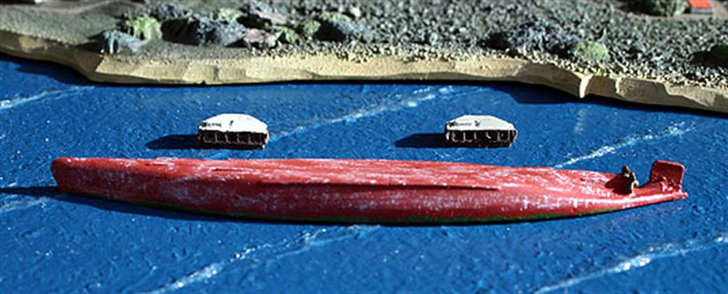 Coastlines 1/1250 CL-SA10 USS Utah, capsized in Pearl Harbor, 1941/42