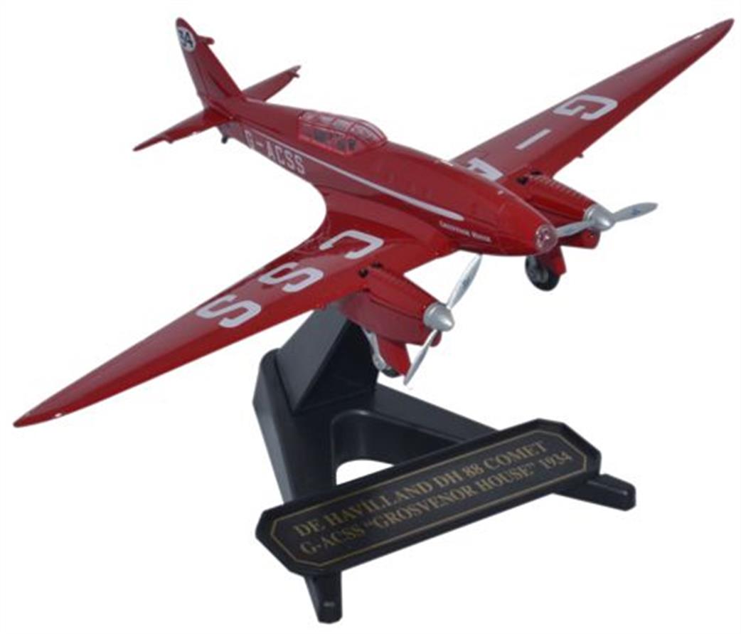 Oxford Diecast 1/72 72COM002 DH 88 Comet G-ACSS Grosvenor House