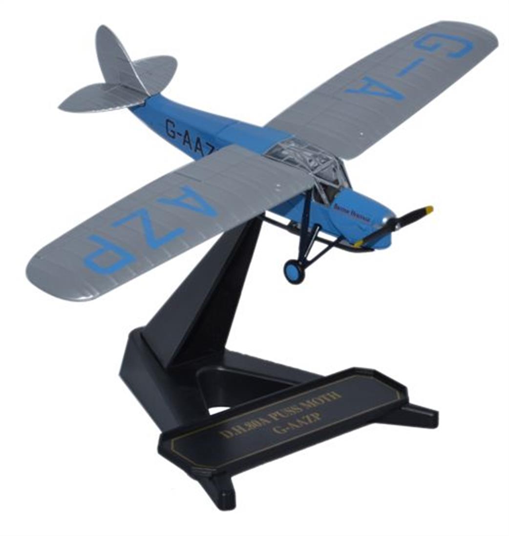 Oxford Diecast 1/72 72PM004 DeHavilland Puss Moth G-AZZP