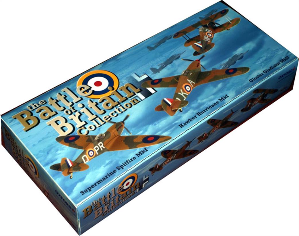 Oxford Diecast 1/72 72SET01A Battle Of Britain 75th Anniversary 3 Piece Set