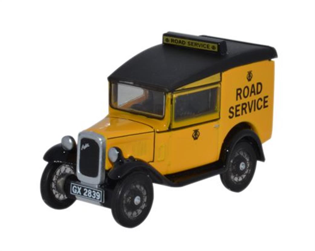 Oxford Diecast 1/76 76ASV002 Austin Seven RN Van AA