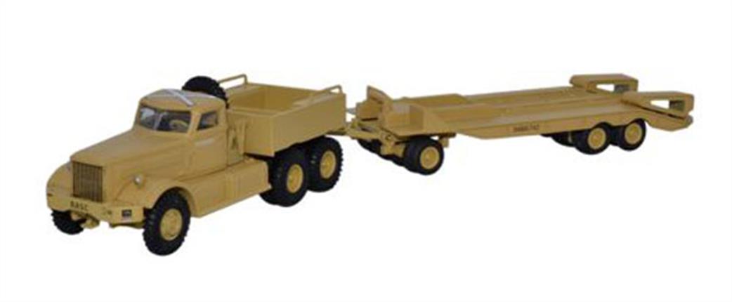 Oxford Diecast 1/76 76DT001 Diamond T980 Tank Transporter TRC Western Desert 1942 GHQ Cairo