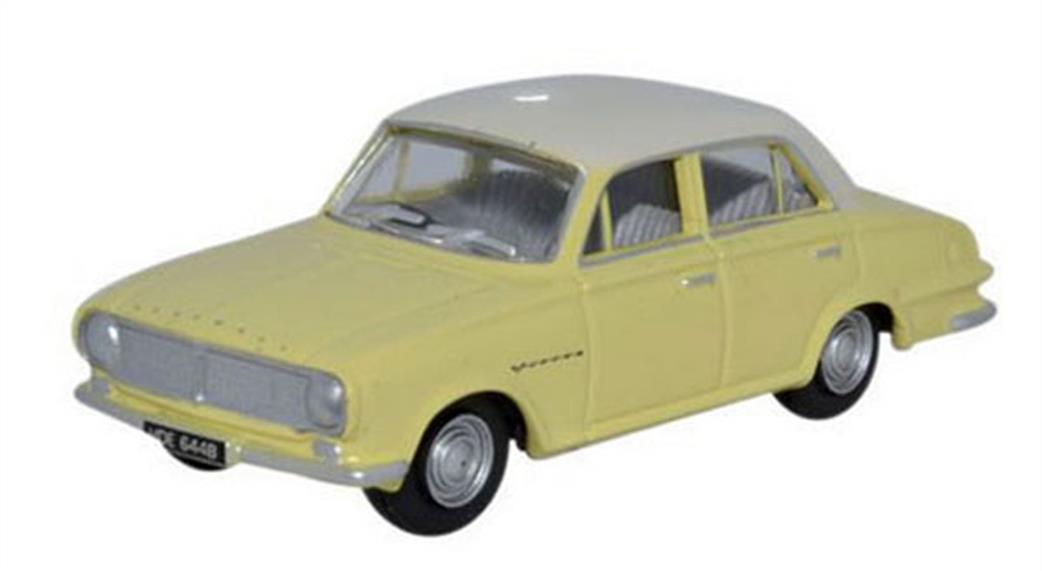 Oxford Diecast 1/76 76FB005 Vauxhall FB Victor Alaska White/ Primrose