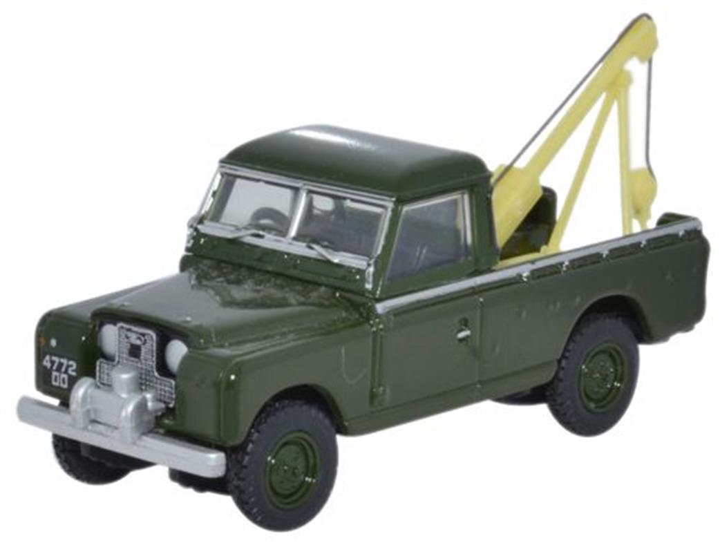 Oxford Diecast 1/76 76LAN2009 Land Rover Series II Tow Truck Bronze Green