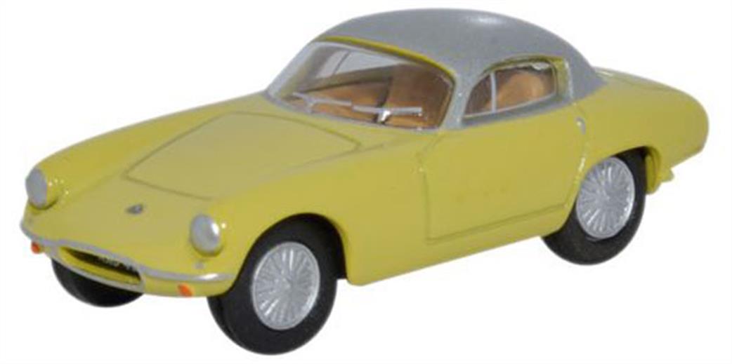 Oxford Diecast 1/76 76LTE003 Lotus Elite Sunburst Yellow/Silver