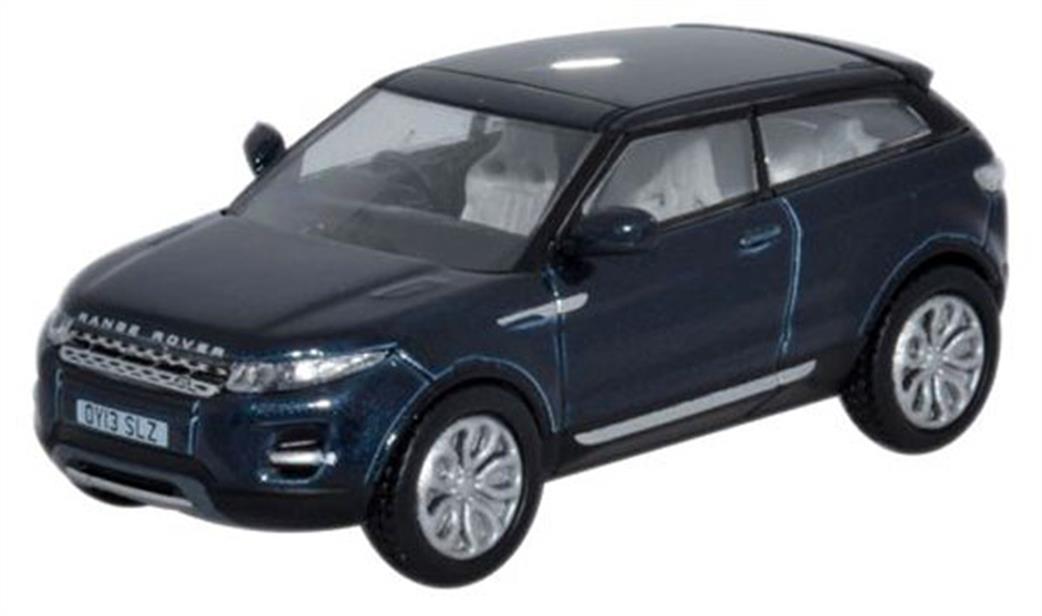 Oxford Diecast 1/76 76RR003 Range Rover Evoque Baltic Blue