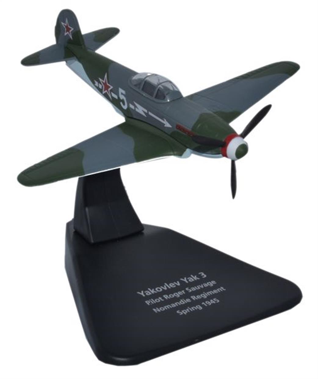 Oxford Diecast 1/72 AC054 Yak 3 Normandie Regiment 1945