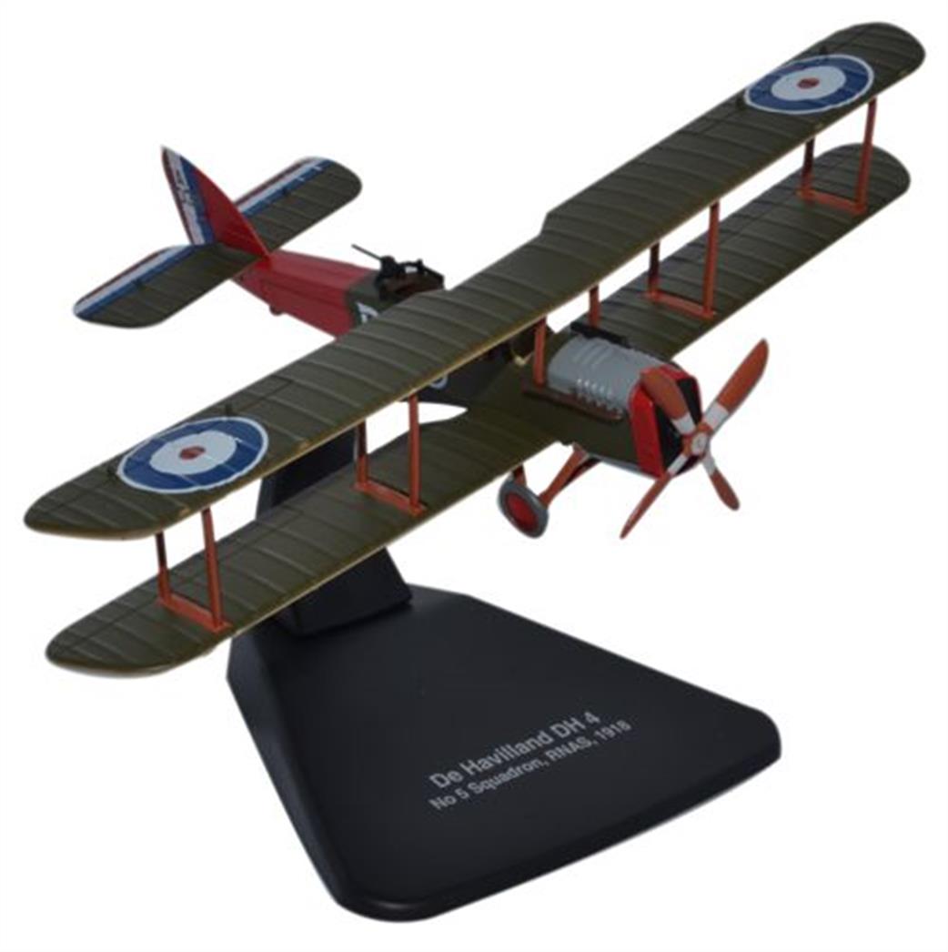 Oxford Diecast 1/72 AD004 De Havilland DH4 No.5 Squadron RNAS 1918