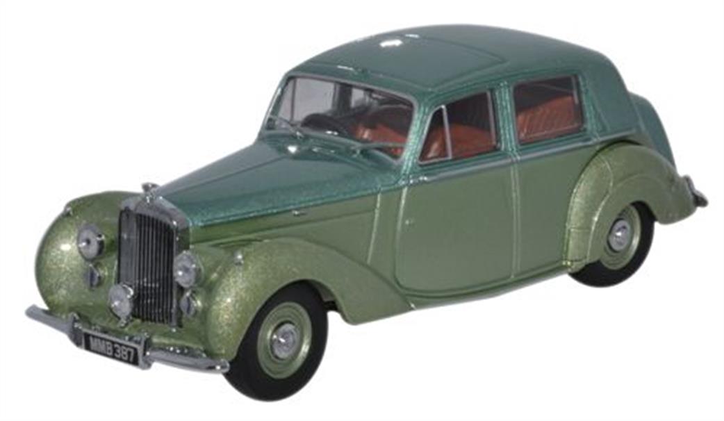 Oxford Diecast 1/43 BN6002 Bentley MK VI Balmoral Green/Ice Green