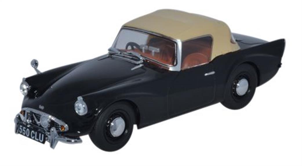 Oxford Diecast 1/43 DSP001 Daimler SP250 Black Metropolitan Police (Hood)