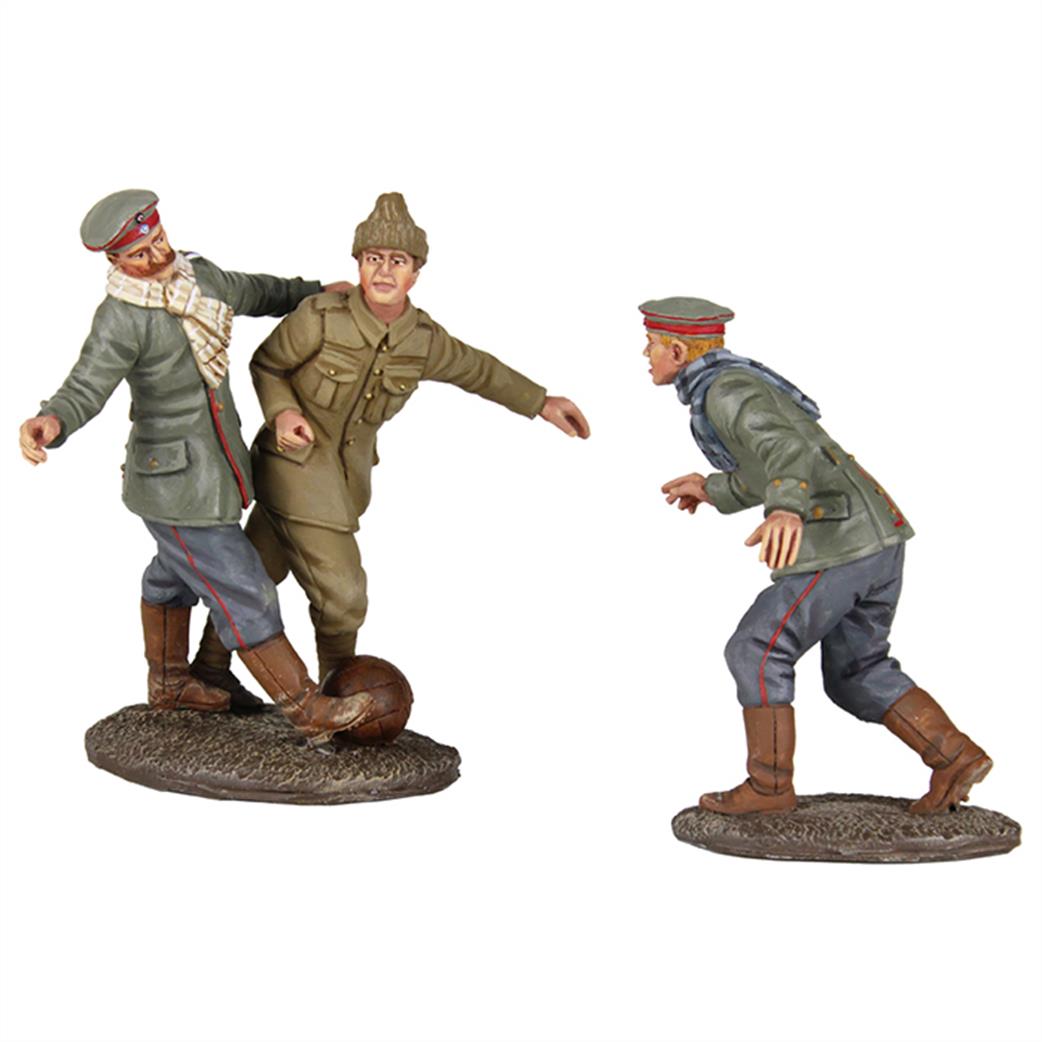 WBritain 1/30 23088 WW1 A Friendly Game 1914 Christmas Truce Figure Set No.1