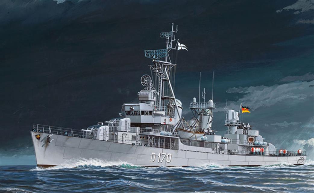 Revell 1/144 05179 German Destroyer Class 119 (Z1/Z5) Platinum Edition Kit