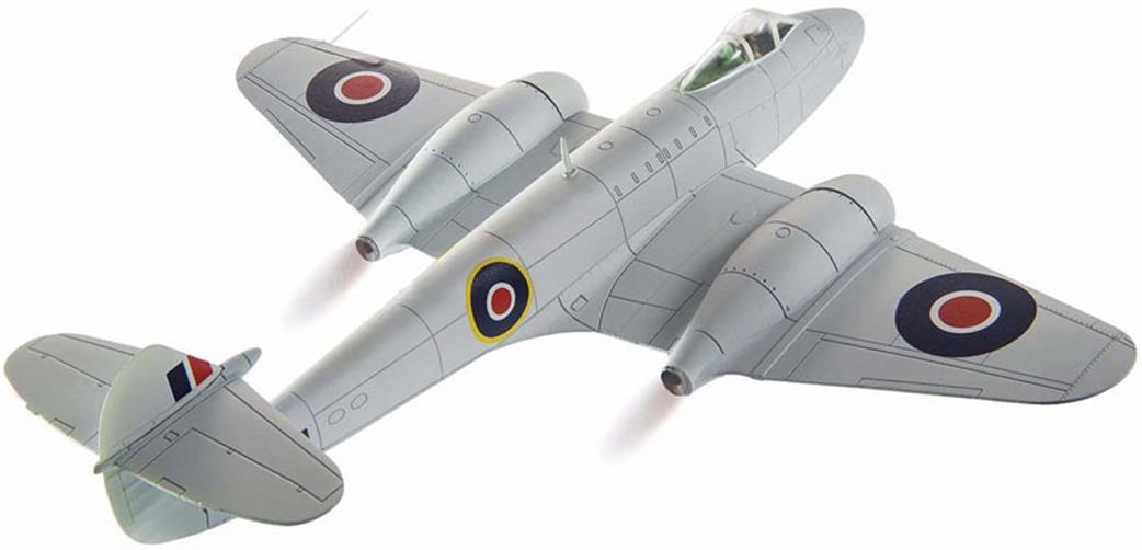 Corgi 1/72 AA27402 Gloster Meteor F3, YQ-Q, 616 Squadron RAF Jet Fighter Model