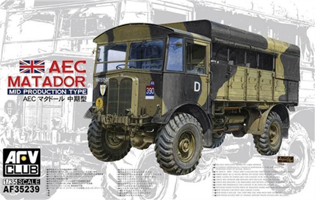 AFV Club 1/35 AF35239 AEC Matador Mid Production Kit