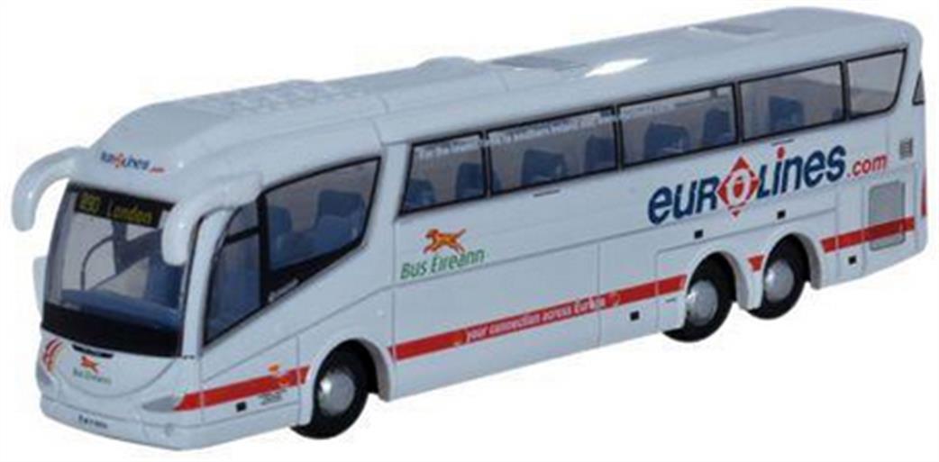 Oxford Diecast 1/148 NIRZ001 Scania Irizar Bus Eireann/Eurolines