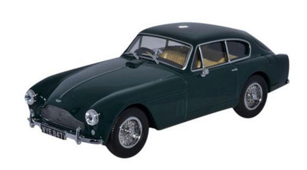 Oxford Diecast 1/43 AMDB2001 Aston Martin DB2 MkIII Saloon British Racing Green