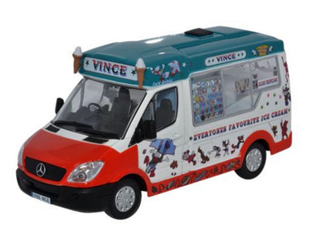 Oxford Diecast 1/43 WM005 Whitby Mondial Ice Cream Vinces Ice Cream