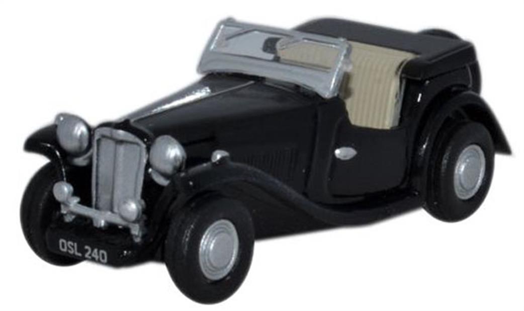 Oxford Diecast 1/76 76MGTC004 MGTC Black