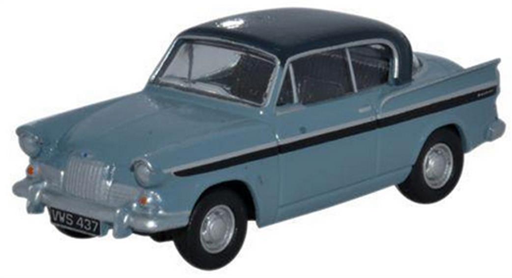 Oxford Diecast 1/76 76SR005 Sunbeam Rapier MKIII Powder Blue/Corinth Blue