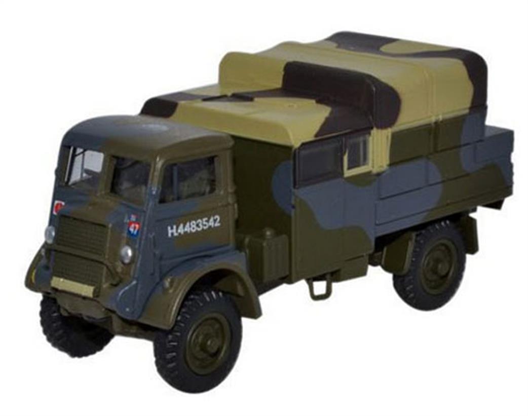 Oxford Diecast 1/76 76QLB001 Bedford QLB 4th Infantry, UK 1942