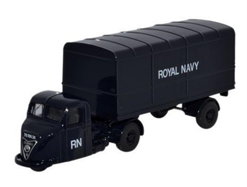 Oxford Diecast 1/76 76RAB010 Scammell Scarab Van Trailer Royal Navy