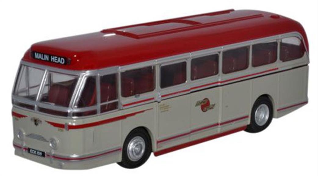 Oxford Diecast 1/76 76LRT006 Leyland Royal Tiger Coach Lough Swilly