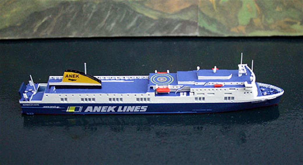 Rhenania 1/1250 RJ260 Norman Atlantic Waterline Model